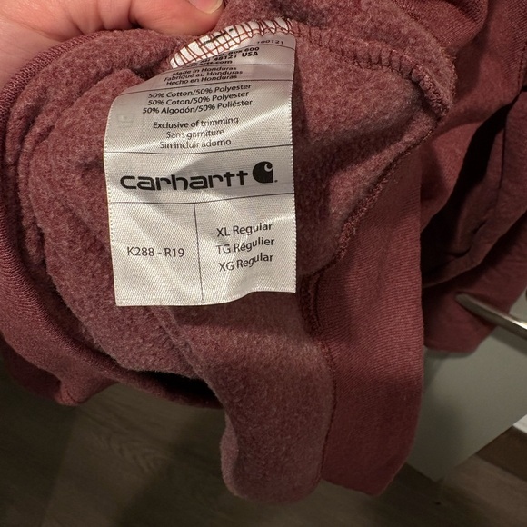 Carhartt Men's Red Hoodie - Picture 7 of 7